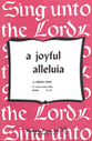 Joyful Alleluia SATB choral sheet music cover